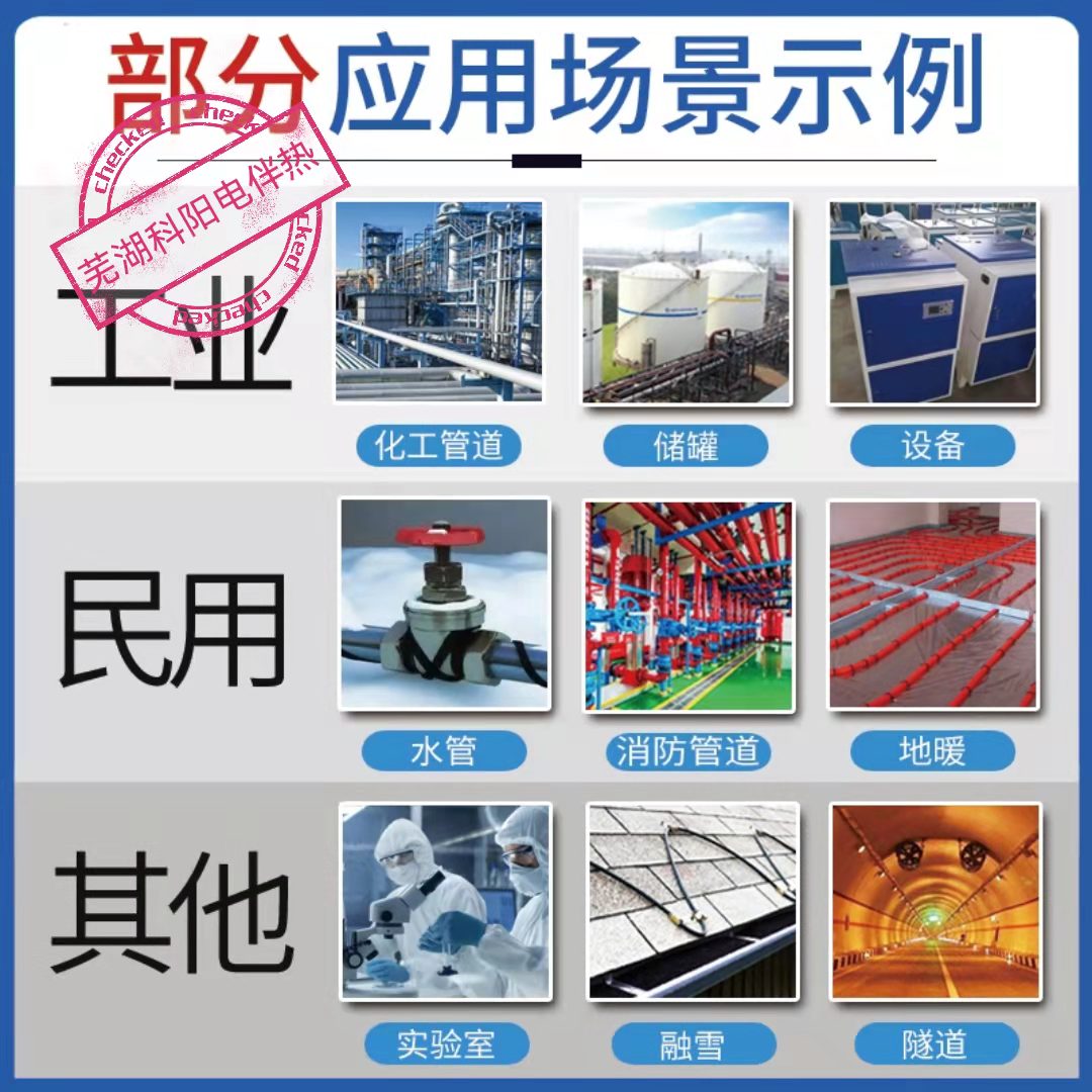 自限温电伴热带可应用于哪些领域