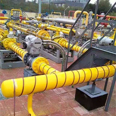 芜湖科阳电伴热带在天然气管道上安装应用